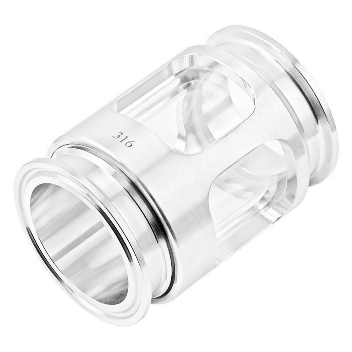 Stainless Steel Tri-Clover Micro Sight Glass - 2" TC