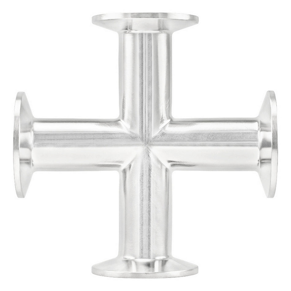 Stainless Steel Tri-Clover Cross - 1" TC