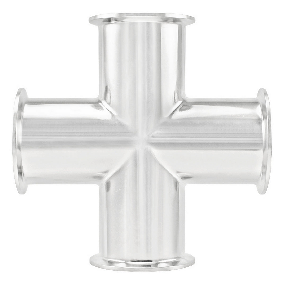 Stainless Steel Tri-Clover Cross - 2.5" TC