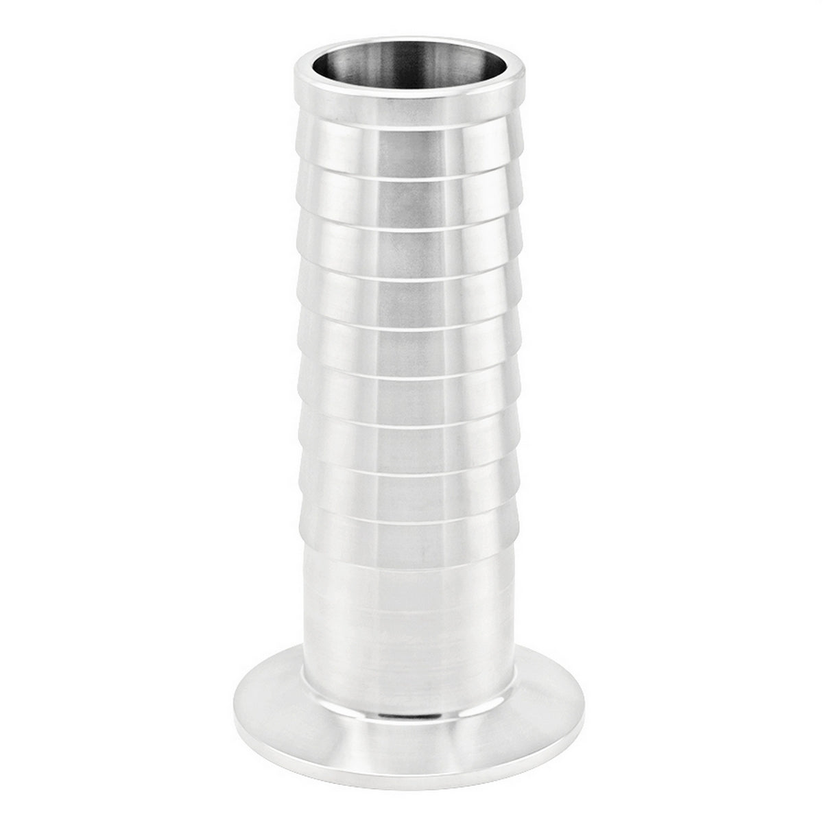 Stainless Steel Tri-Clover Fitting - 2" TC X 1 1/2" OD Barb