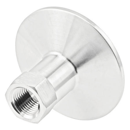 Stainless Steel Tri-Clover Fitting - 2" TC X 3/8" Female NPT | Heavy Duty