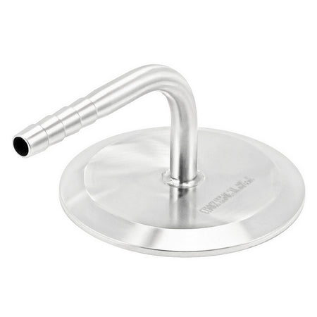 Stainless Steel Tri-Clover 90° Elbow - 3" TC X 3/8" OD Barb