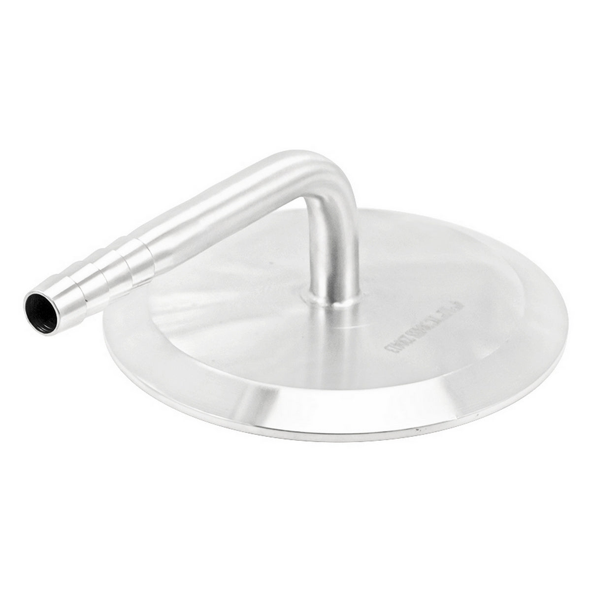 Stainless Steel Tri-Clover 90° Elbow - 4" TC X 1/2" OD Barb