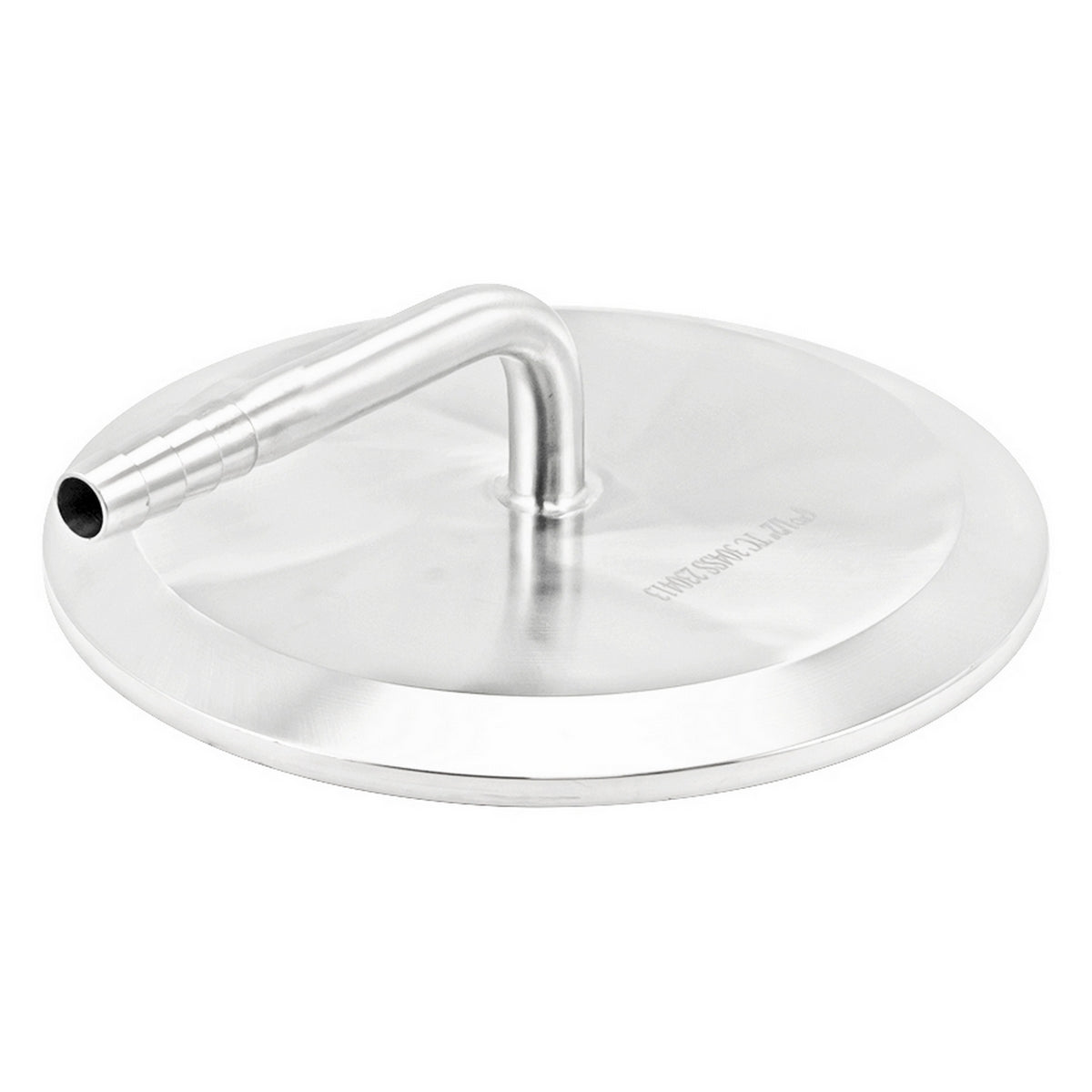 Stainless Steel Tri-Clover 90° Elbow - 6" TC X 1/2" OD Barb