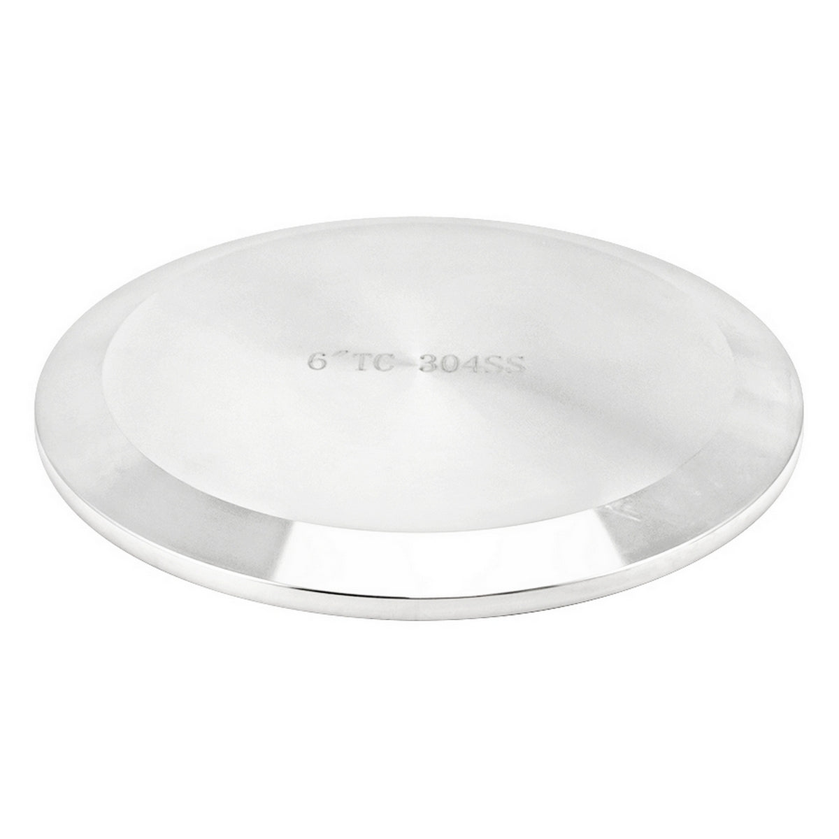 Stainless Steel Tri-Clover Cap - 6" TC