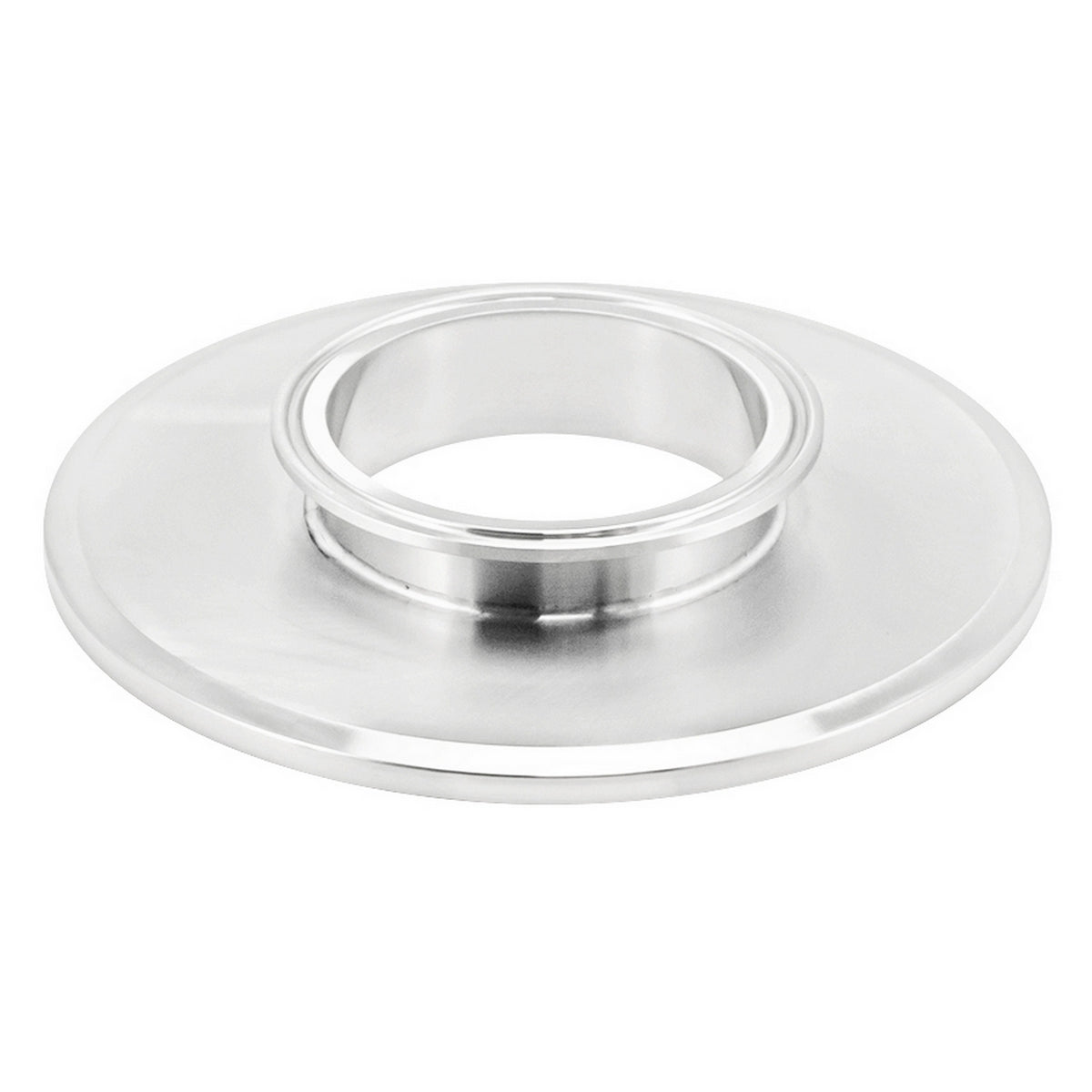 Stainless Steel Tri-Clover Cap Reducer - 6" TC X 3" TC
