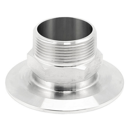 Stainless Steel Tri-Clover Fitting - 3" TC X 1 1/2" Male NPT