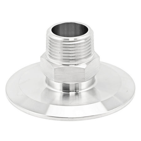 Stainless Steel Tri-Clover Fitting - 3" TC X 1" Male NPT