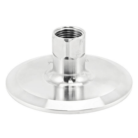 Stainless Steel Tri-Clover Fitting - 3" TC X 1/2" Female NPT