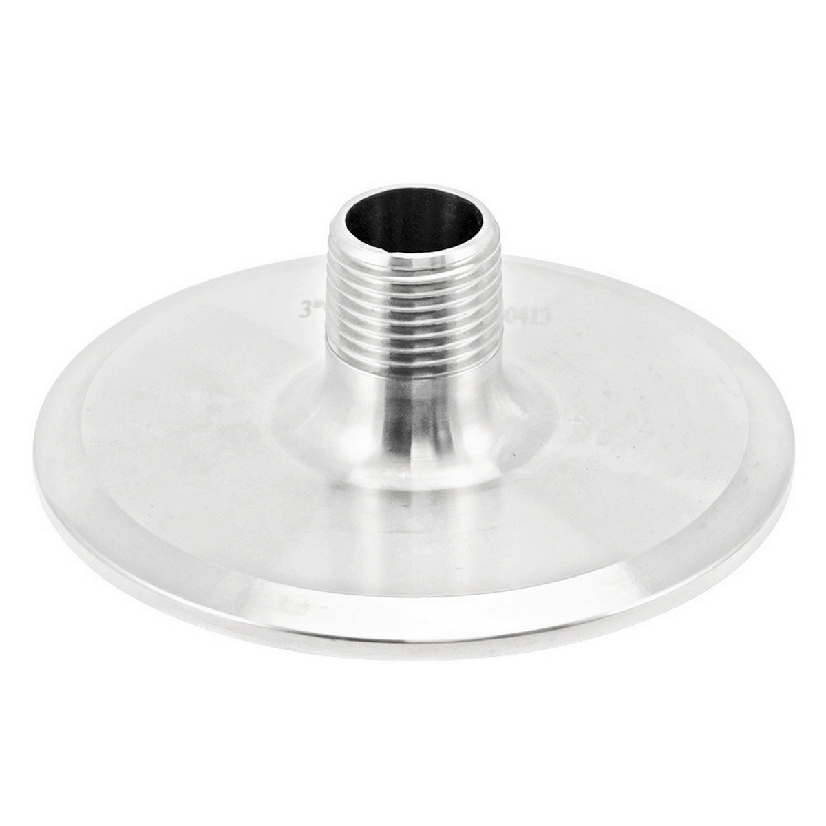 Stainless Steel Tri-Clover Fitting - 3" TC X 1/2" Male NPT (1/2" FNPT Interior)