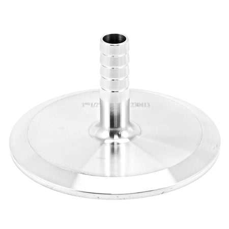 Stainless Steel Tri-Clover Fitting - 3" TC X 1/2" OD Barb
