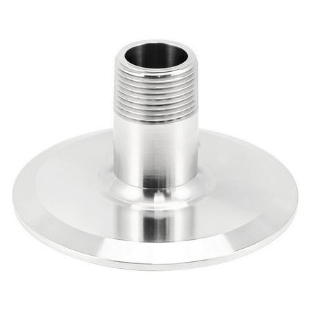 Stainless Steel Tri-Clover Fitting - 3" TC X 3/4" Male NPT