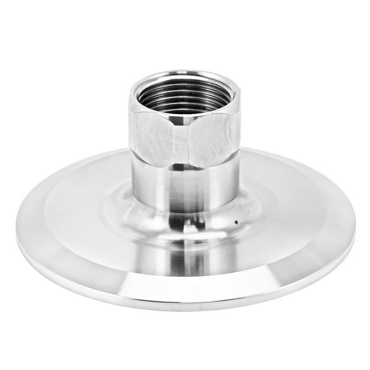 Stainless Steel Tri-Clover Fitting - 3" TC X 3/4" Female NPT