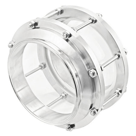 Stainless Steel Tri-Clover Sight Glass - 8" TC