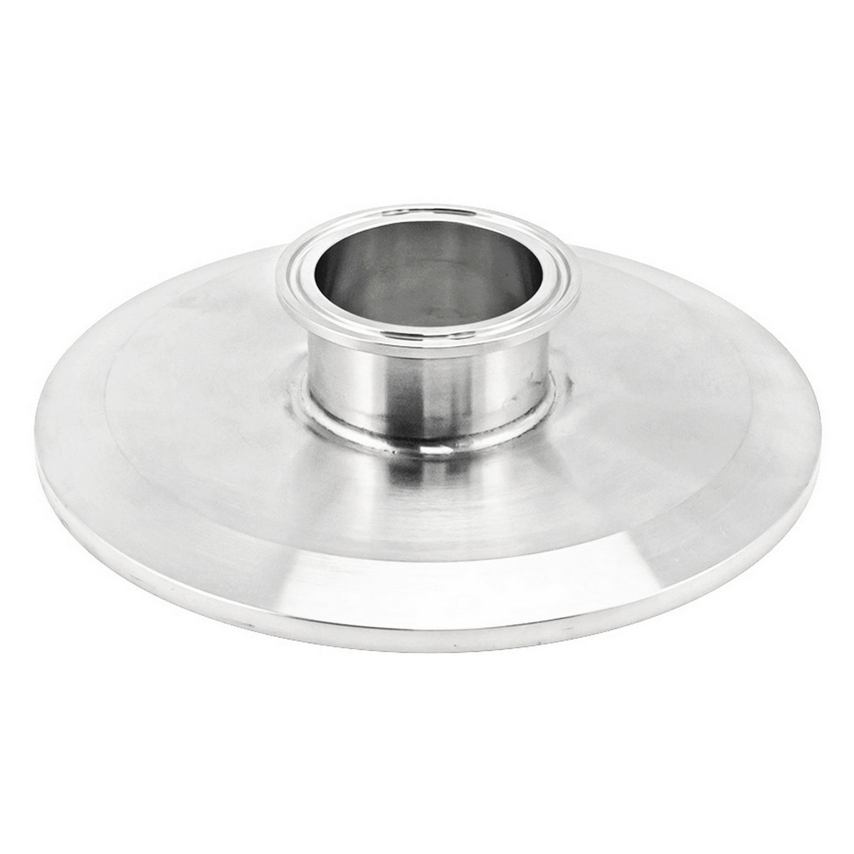 Stainless Steel Tri-Clover Cap Reducer - 6" TC X 2" TC