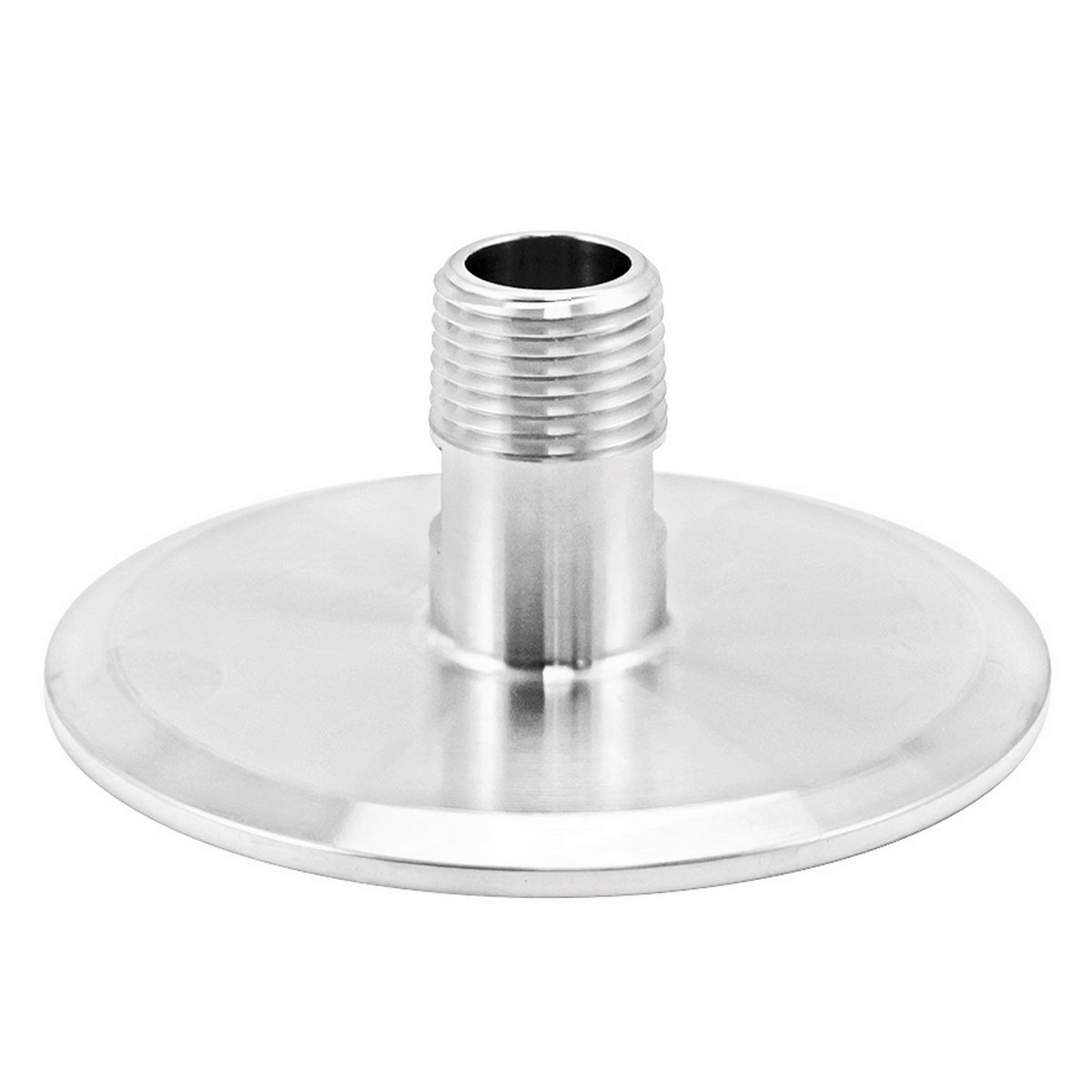 Stainless Steel Tri-Clover Fitting - 3" TC X 1/2" Male NPT