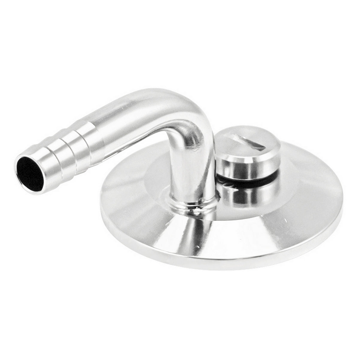Stainless Steel Tri-Clover Pressurized Transfer Fitting - 1.5" TC
