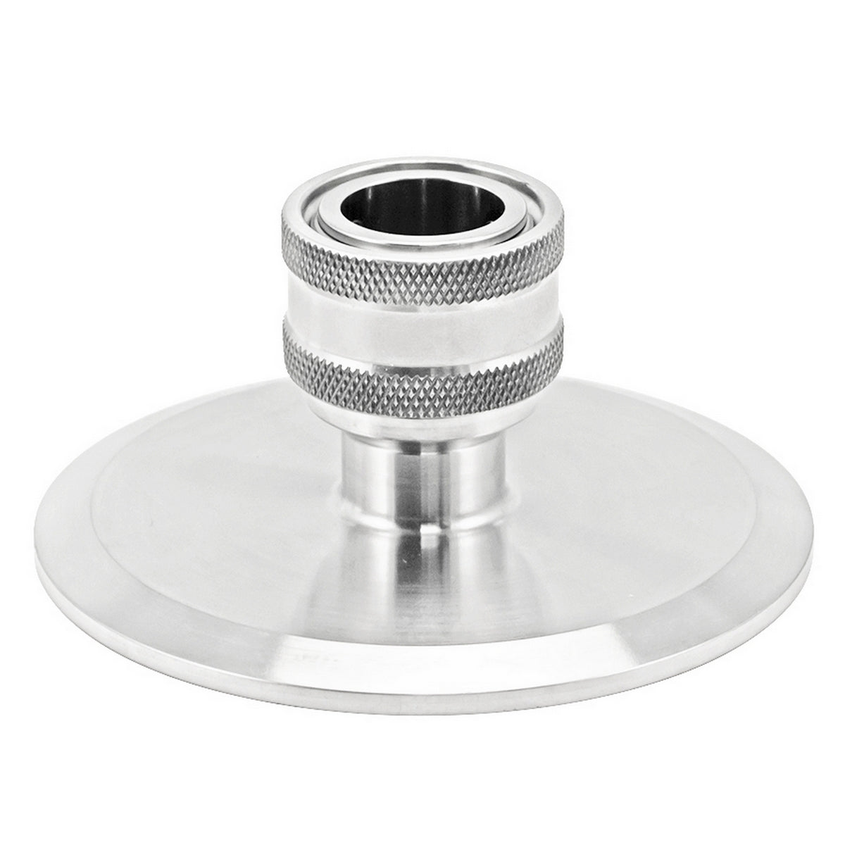 Stainless Steel Tri-Clover Fitting - 3" TC X Female QD