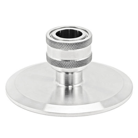 Stainless Steel Tri-Clover Fitting - 3" TC X Female QD