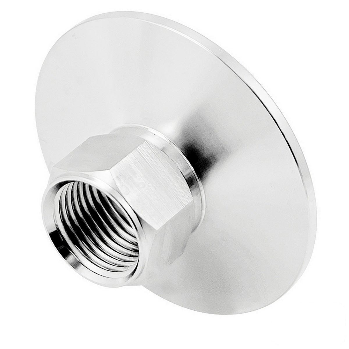 Stainless Steel Tri-Clover Fitting - 2" TC X 1/2" Female BSP