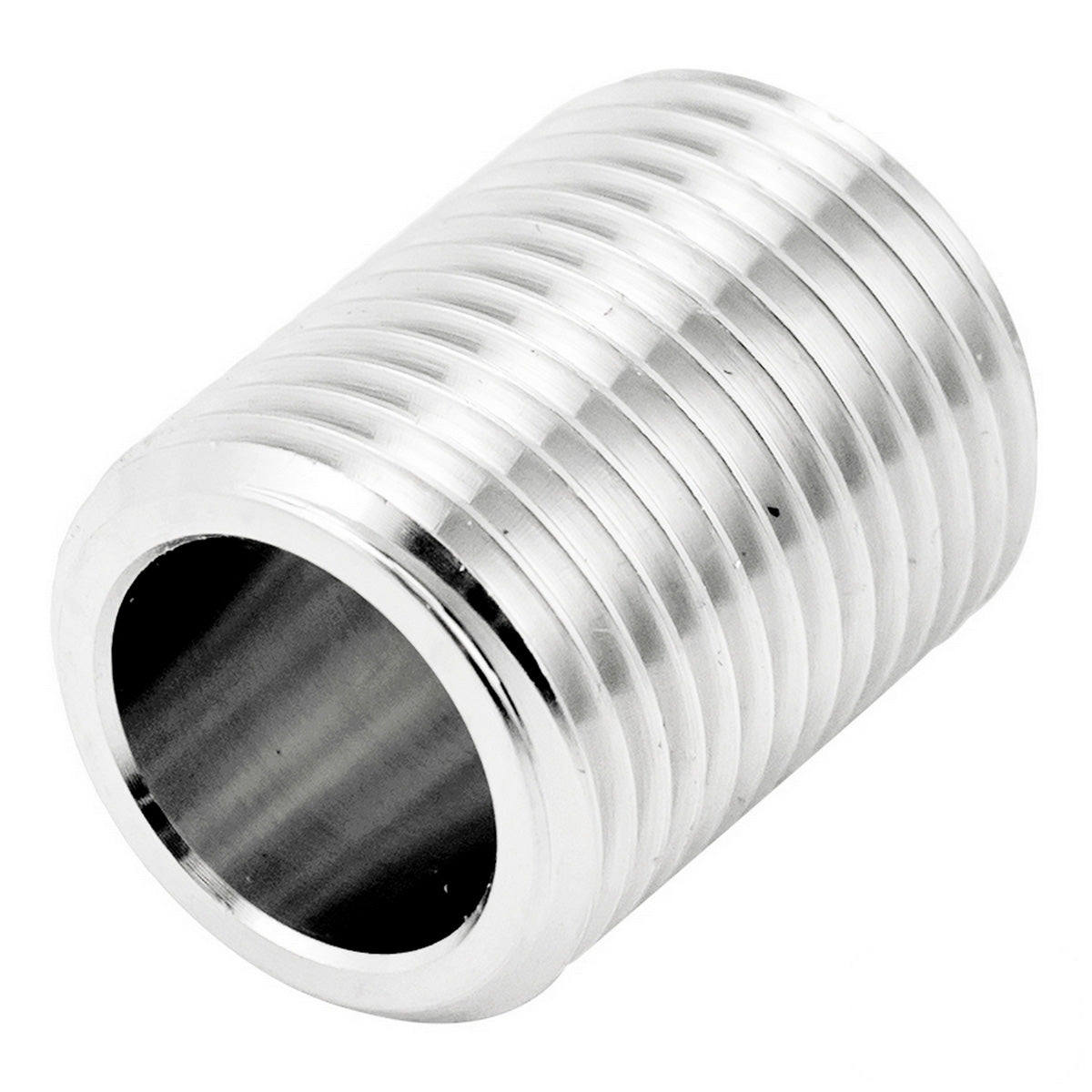 Stainless Steel Close Nipple - 1/2" Male BSP (1")