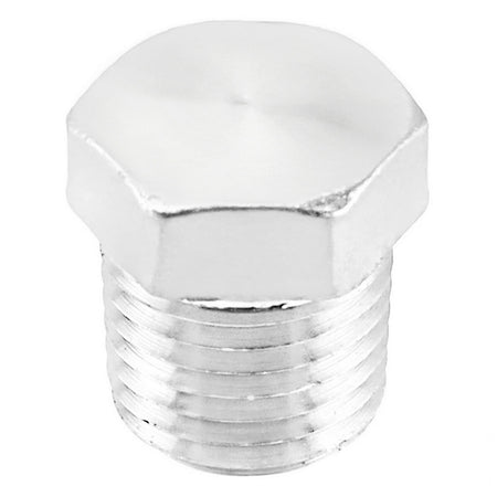 Stainless Steel Hex Plug - 1/4" Male BSP