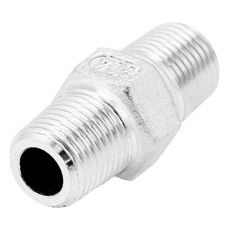 Stainless Steel Hex Nipple - 1/8" Male BSP (1")