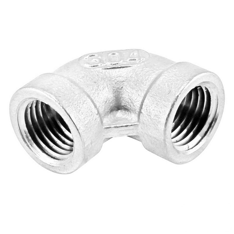 Stainless Steel 90° Elbow - 1/4" Female BSP