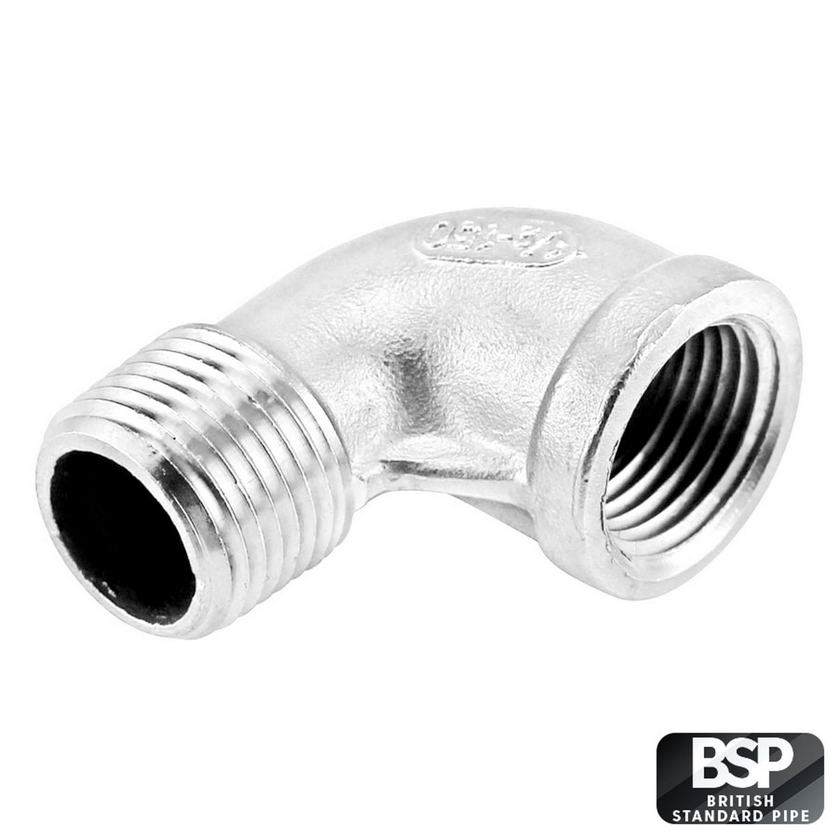 Stainless Steel Street Elbow - 1/2" BSP