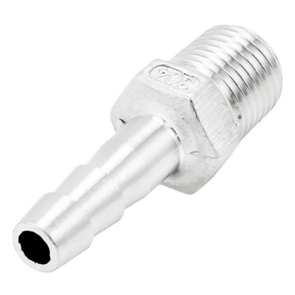 Stainless Steel Fitting - 1/4" Male BSP X 5/16" OD Barb