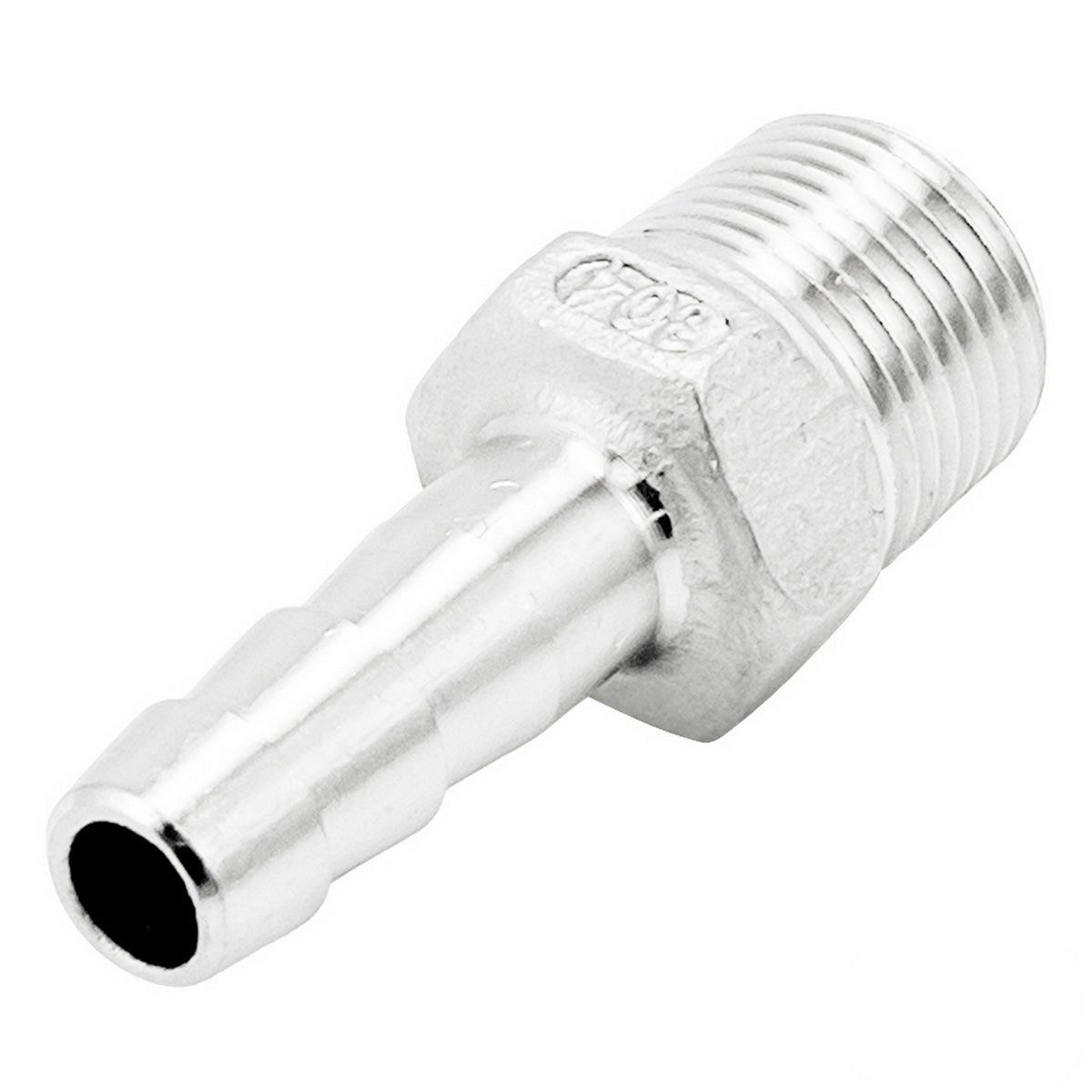 Stainless Steel Fitting - 3/8" Male BSP X 3/8" OD Barb