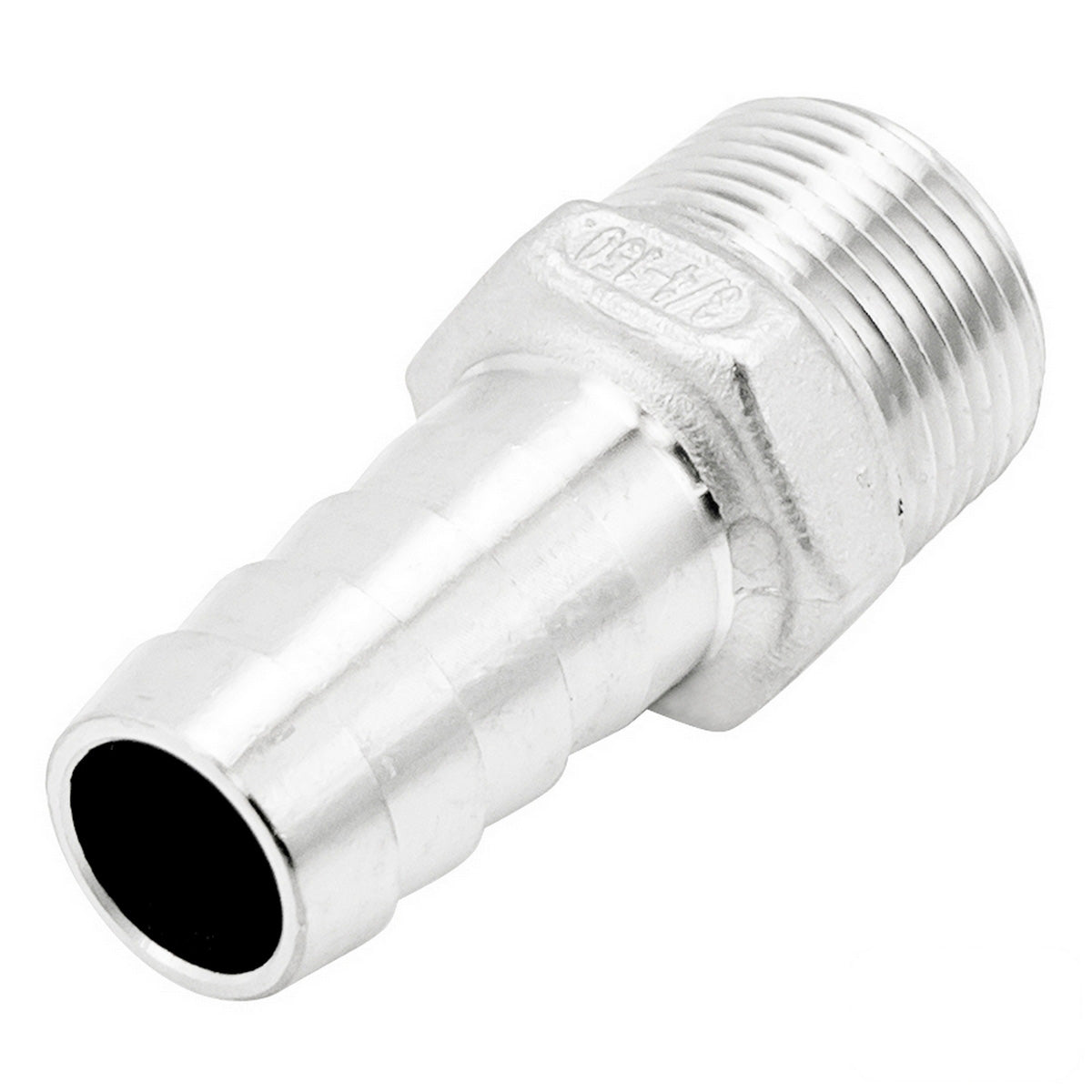 Stainless Steel Fitting - 3/4" Male BSP X 3/4" OD Barb