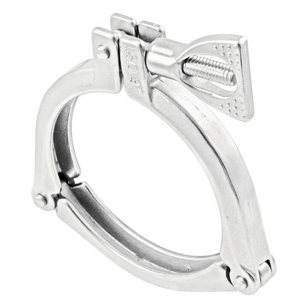 Stainless Steel Tri-Clover Three Segment Clamp - 4" TC