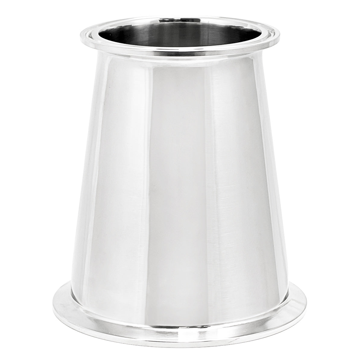 Stainless Steel Tri-Clover Concentric Reducer - 4" TC X 3" TC