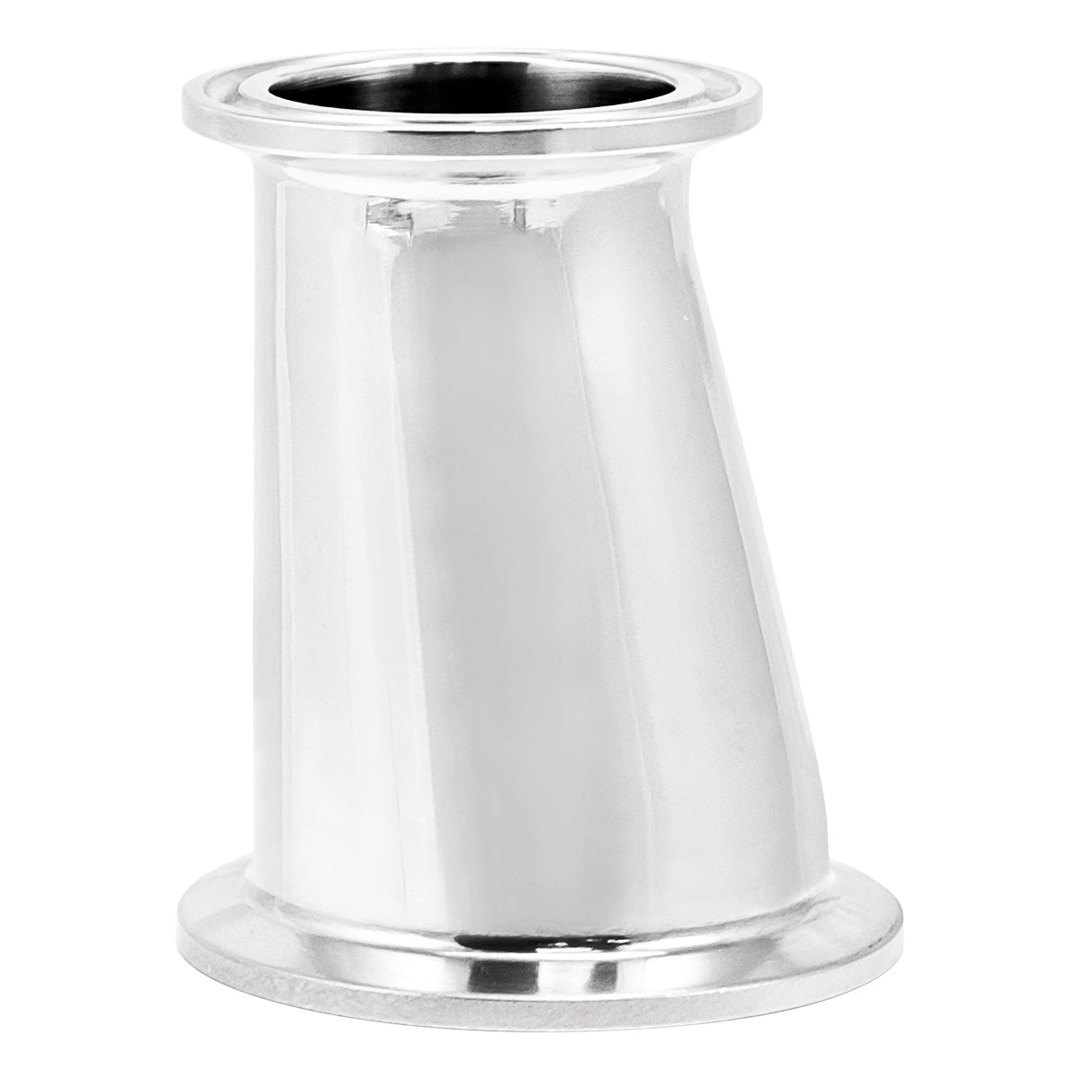 Stainless Steel Tri-Clover Eccentric Reducer - 2" TC X 1.5" TC