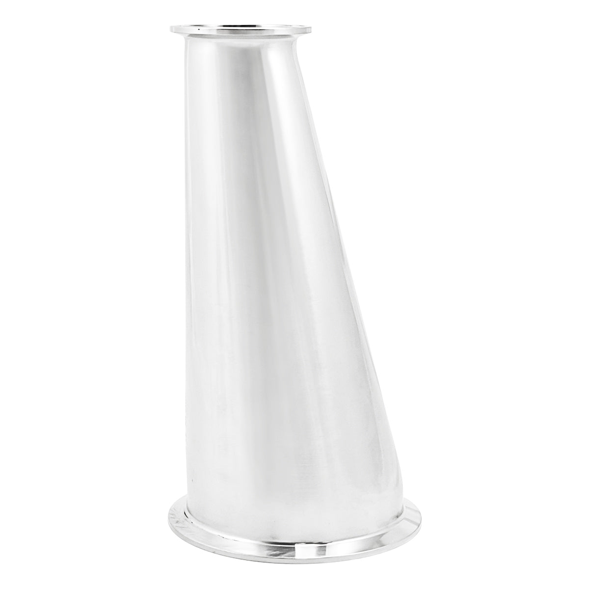 Stainless Steel Tri-Clover Eccentric Reducer - 4" TC X 2" TC