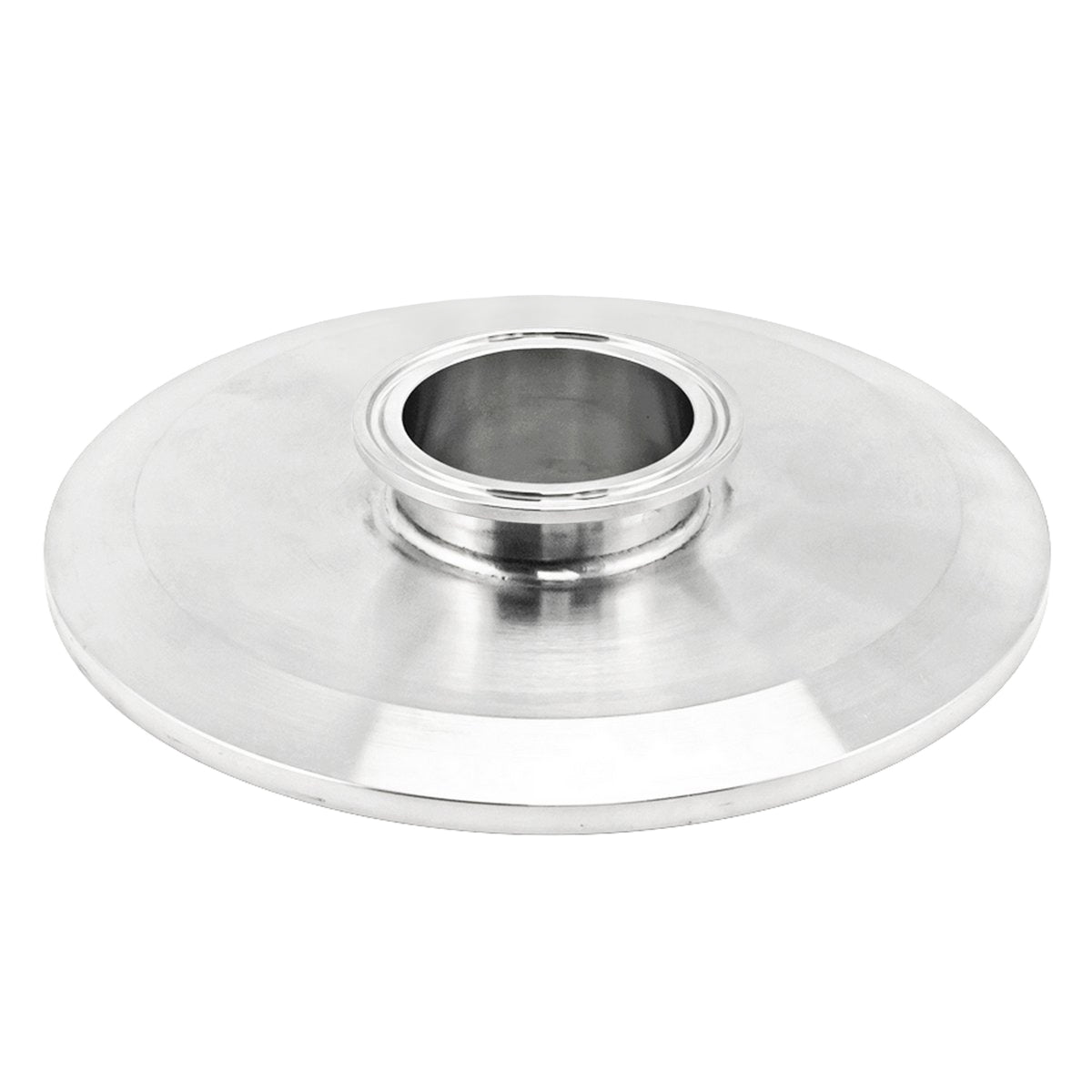 Stainless Steel Tri-Clover Cap Reducer - 6" TC X 2" TC (Short)