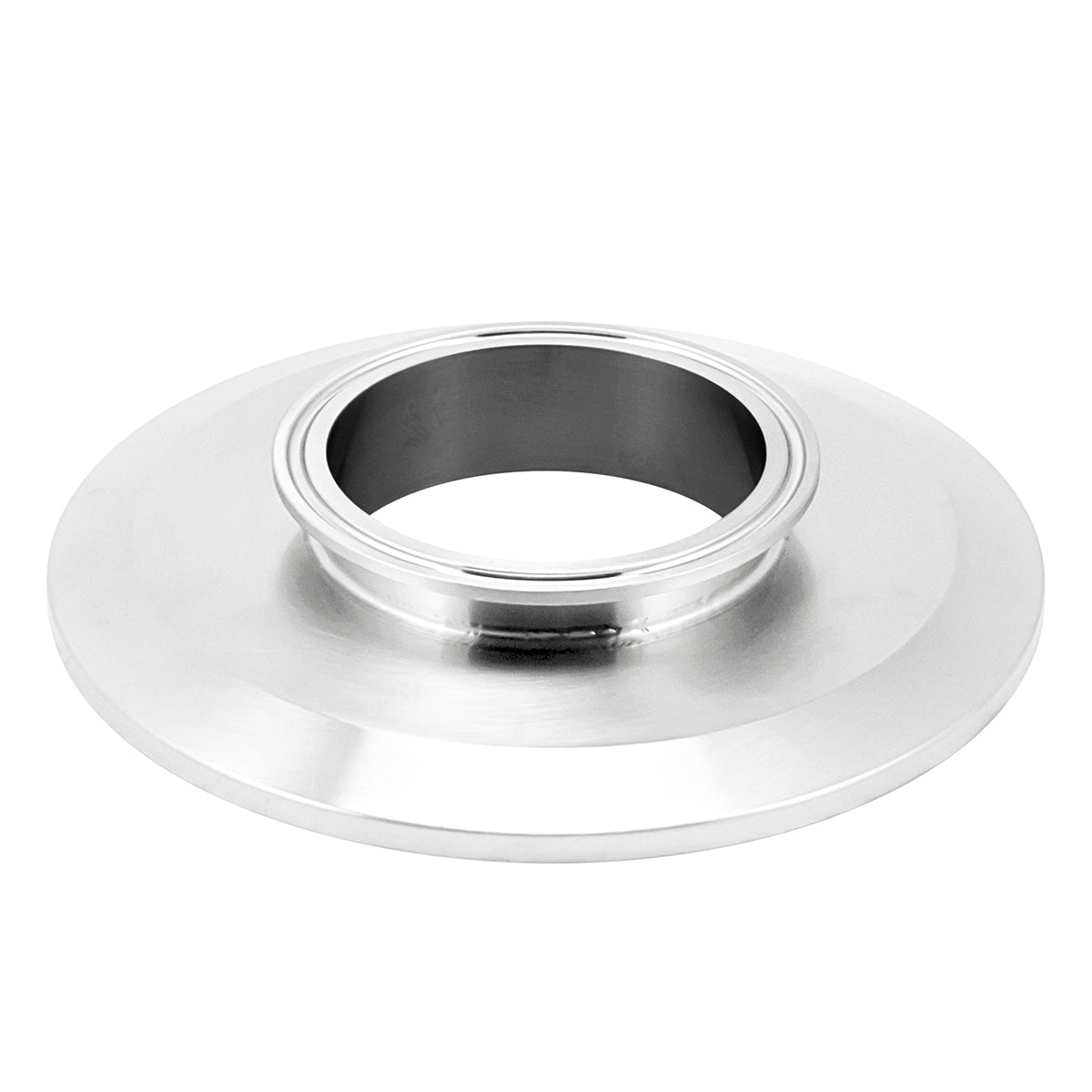 Stainless Steel Tri-Clover Cap Reducer - 6" TC X 3" TC (Short)