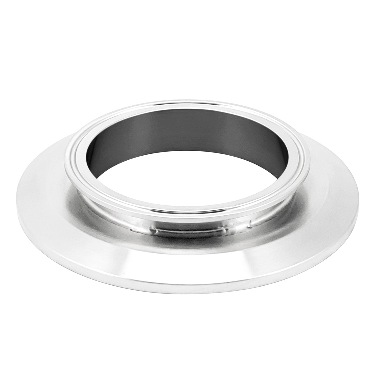 Stainless Steel Tri-Clover Cap Reducer - 6" TC X 4" TC (Short)