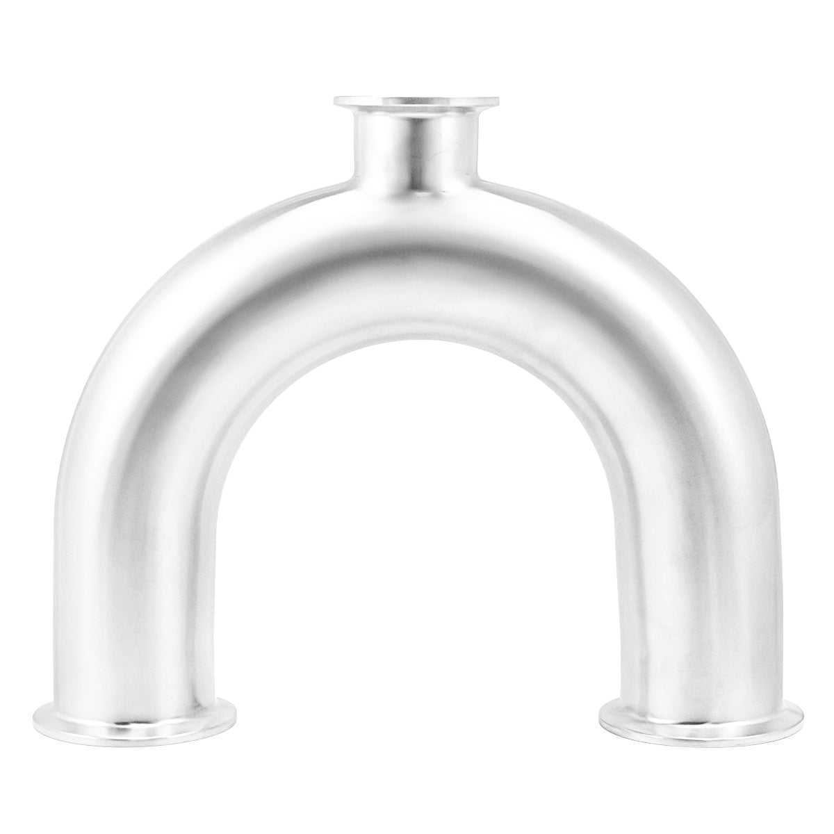 Stainless Steel Tri-Clover 180° Drop U-Bend - 2" TC X 1.5" TC