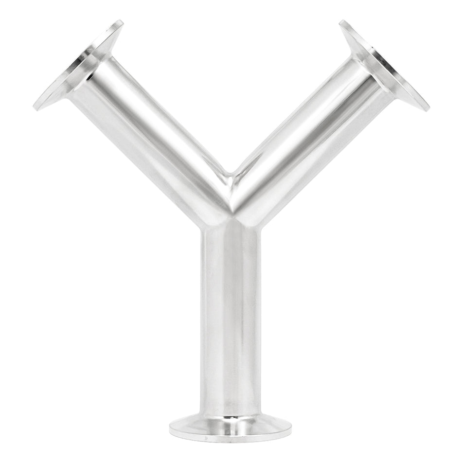 Stainless Steel Tri-Clover Wye - 1" TC