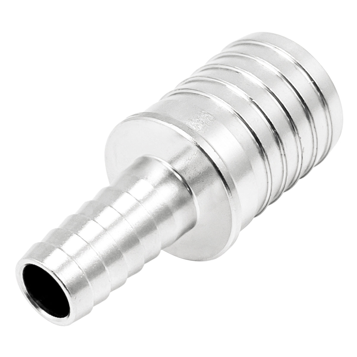 Stainless Steel Barbed Hose Splicer - 1/2" X 5/8"