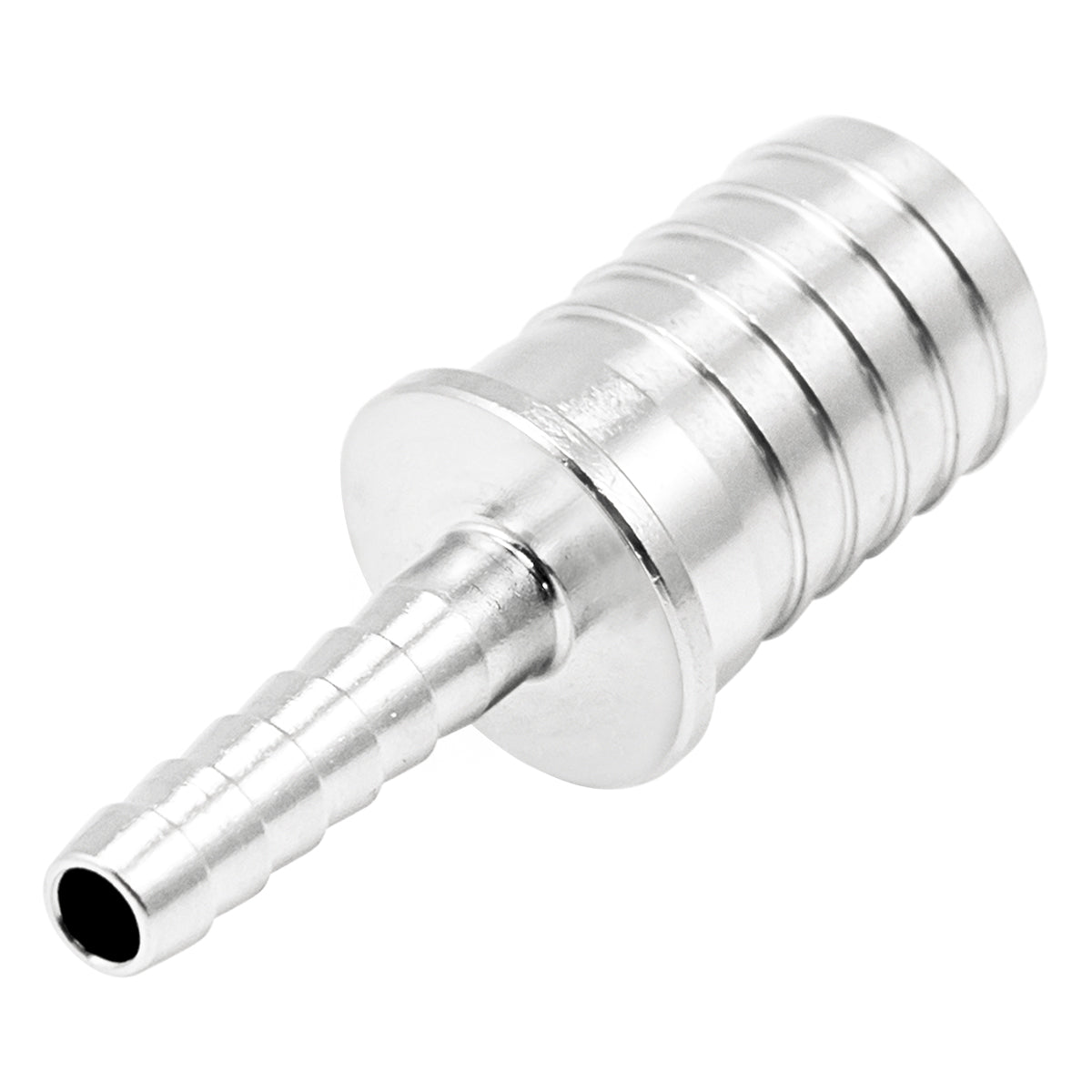 Stainless Steel Barbed Hose Splicer - 3/16" X 1/2"