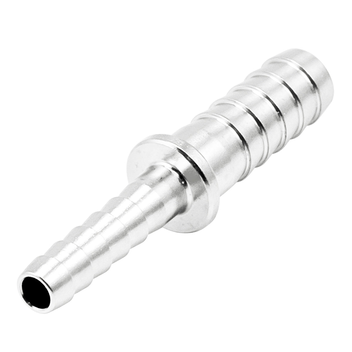Stainless Steel Barbed Hose Splicer - 3/16" X 1/4"
