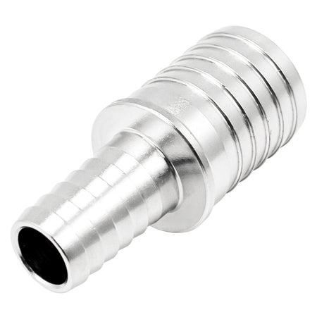 Stainless Steel Barbed Hose Splicer - 3/8" X 5/8"