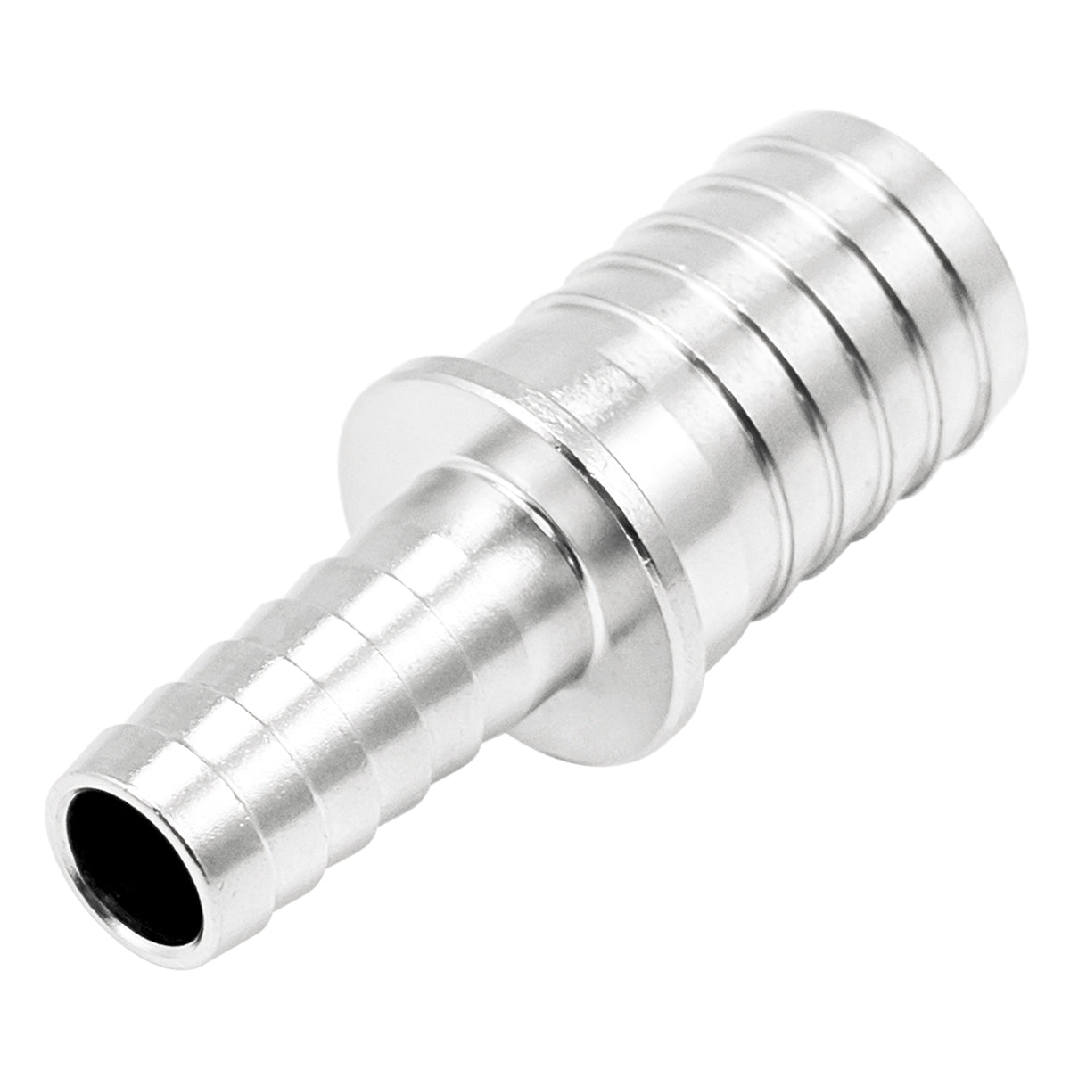 Stainless Steel Barbed Hose Splicer - 5/16" X 1/2"