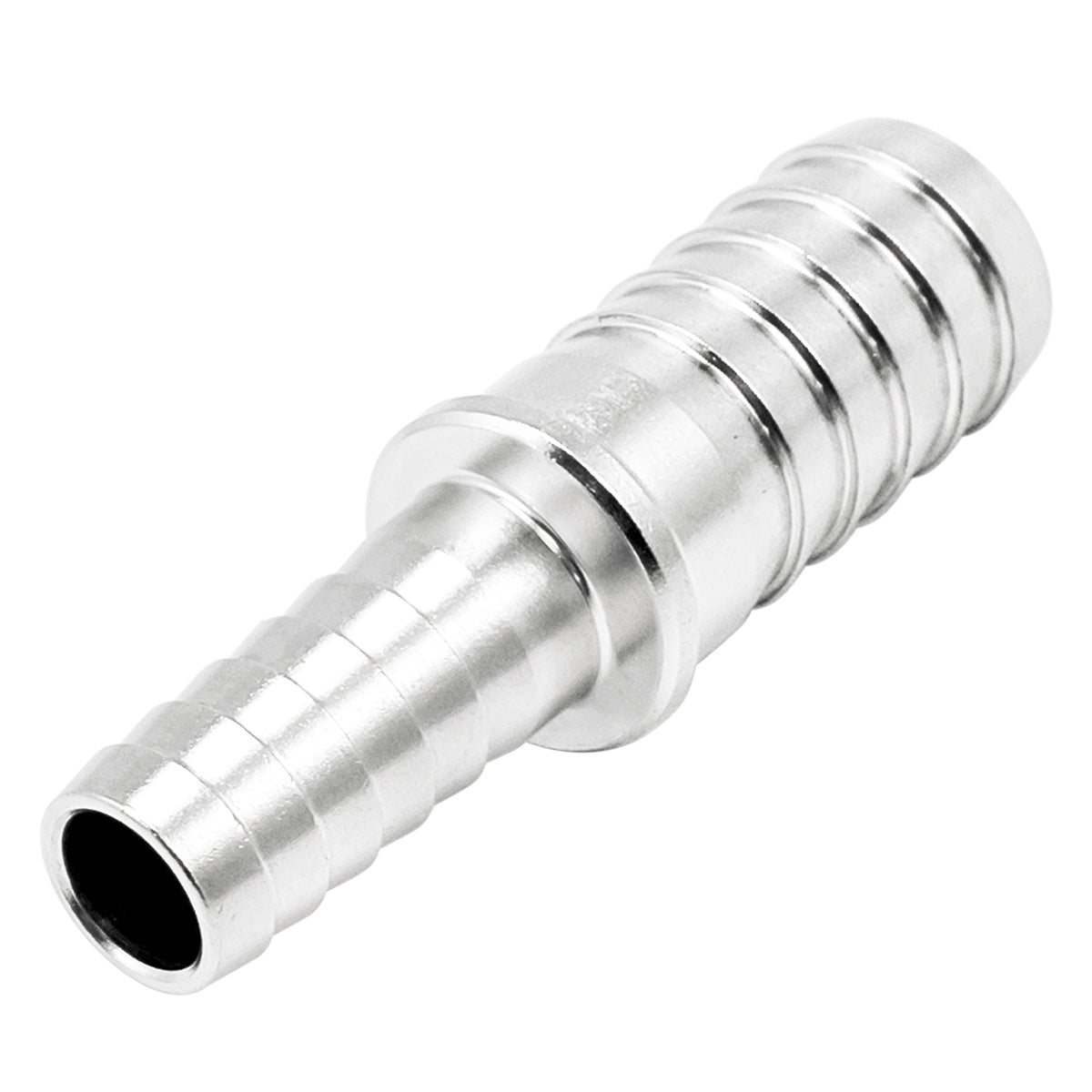 Stainless Steel Barbed Hose Splicer - 5/16" X 3/8"