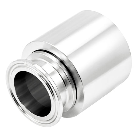 Stainless Steel Tri-Clover Swage Crimp Collar - 1.5" TC X 1 1/2" OD Barb