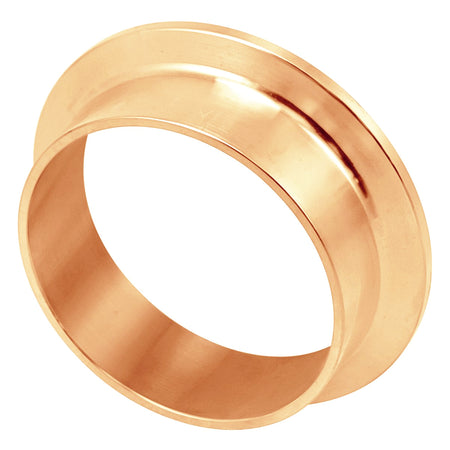 Copper Tri-Clover Ferrule - 2.5" TC (7/8")