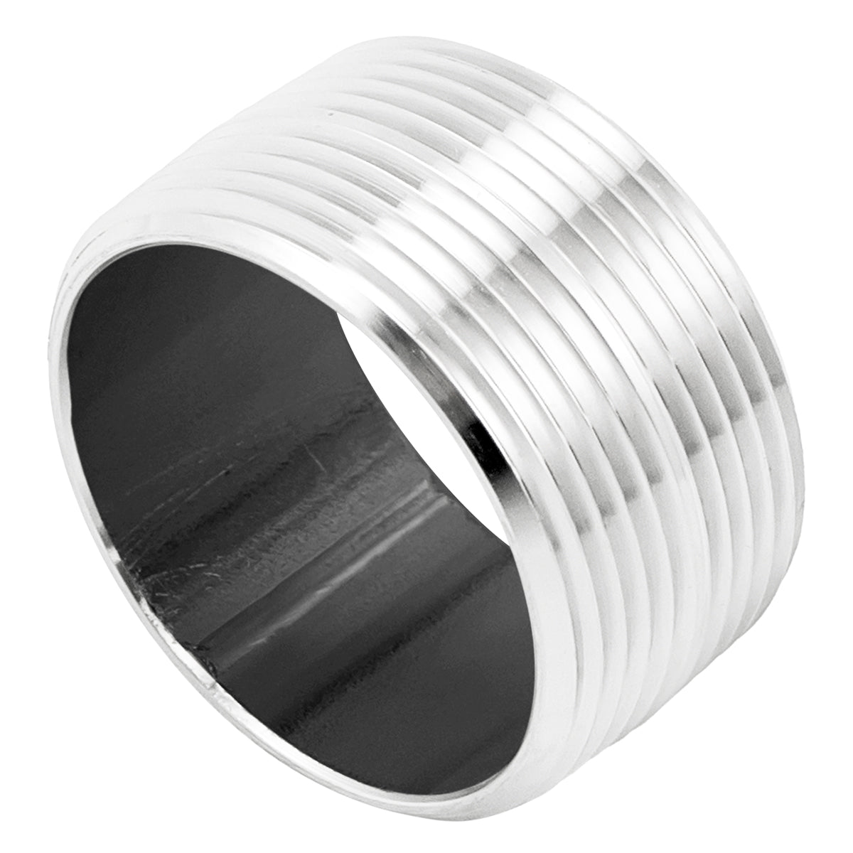 Stainless Steel Close Nipple - 1 1/2" Male NPT (1")
